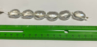 Chunky Clear Glass Bead Strand