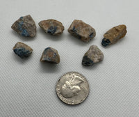 Lazulite from Graves Mountain Parcel of 7 Pieces