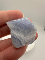 Blue Lace Agate Keychain