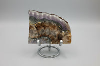 Fluorite Mixed Cube Pyrite & Acicular Slab #4