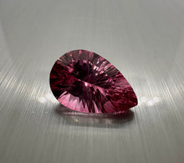 Pink Topaz 15x10mm Quantum Cut Pearshape 6.35ct