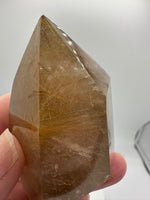 Gold Rutilated Quartz Point #2