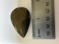Natural Golden Sheen Obsidian Pearshape Large Cabochon #2