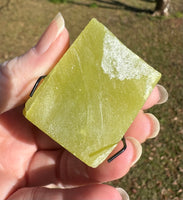 Yellow Stone Buddy with Glasses