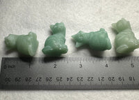 Green Aventurine Carved Cat