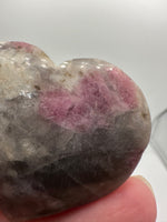 Pink Tourmaline Heart