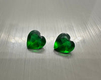 Manmade Emerald 6mm Heart