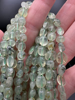 Prehnite Freeform Bead Strand