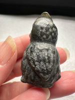 Carved Labradorite Owl