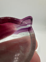 Cat Head Shape Rainbow Fluorite Bowl Carving #1