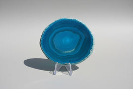 Dyed Blue Agate Slice #29