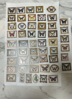 52 Count Butterfly Stickers