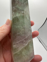 Large Fat Watermelon Fluorite Tower #4