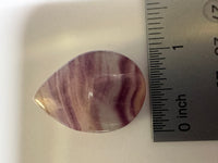 Pear Shape Candy Fluorite Cabochon #16