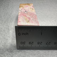 Rhodochrosite Four-Sided Tower #10 – Soft Pink, Cream & Tan Natural Matrix