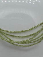 Natural 2mm Peridot Necklaces