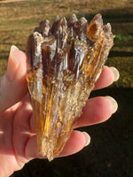 Natural Amber Calcite Raw Specimen UV Reactive #2