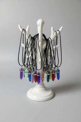 Double Terminated Pendant Necklaces