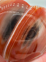 Carnelian Heart Palm Stone #4