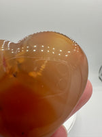 Carnelian Heart Palm Stone #8