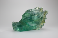 Fluorite Dragon Head Carving #2