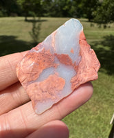 Pink Cotton Candy Polished Agate Freeform #38