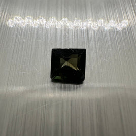 Green Tourmaline 4mm Princess Cut .30ct