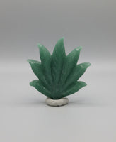 Green Aventurine Cannabis Leaf Carving #3