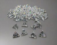 Triangle White 5mm Cz Lot 2