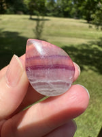 Pear Shape Candy Fluorite Cabochon #4