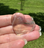 Candy Fluorite Carved Heart #9