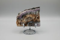 Fluorite Mixed Cube Pyrite & Acicular Slab #4