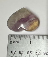 Candy Fluorite Carved Heart #1