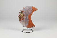 Money Agate Carved Moon #2