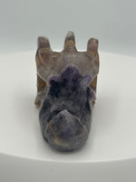 Fluorite Dragon Head Carving #3
