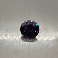 Manmade Amethyst 9mm Round 5.10ct