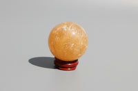 Honey Calcite Sphere #4