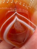 Carnelian Heart Palm Stone #8