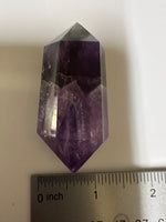 Double Terminated Phantom Amethyst Scepter Wand #9