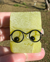 Yellow Stone Buddy with Glasses