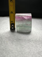 Feather Fluorite Free Form with Rainbow #4
