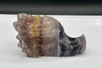 Natural Rainbow Fluorite Dragon Head Carving #3 – 382g
