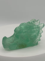 Fluorite Dragon Head Carving #8