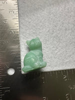Green Aventurine Carved Cat #4