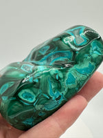Polished Malachite, Chrysocolla Freeform #9 Zaire, Africa
