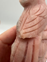 Pink Opal Bird Carving #1