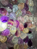Pearshape Candy Fluorite Palmstones