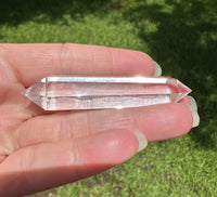 Natural Quartz Double Terminated Wand Point #15