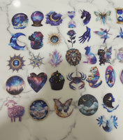 Assorted Mystical Stickers Pack of 50