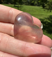 Candy Fluorite Carved Heart #18